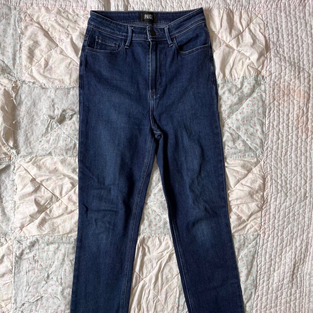 PAIGE High rise Cindy Jeans with hem slits,‎ size 26